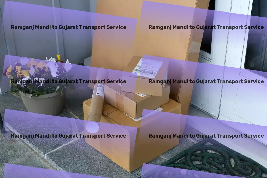 Ramganj Mandi to Gujarat Transport Nationwide courier solutions