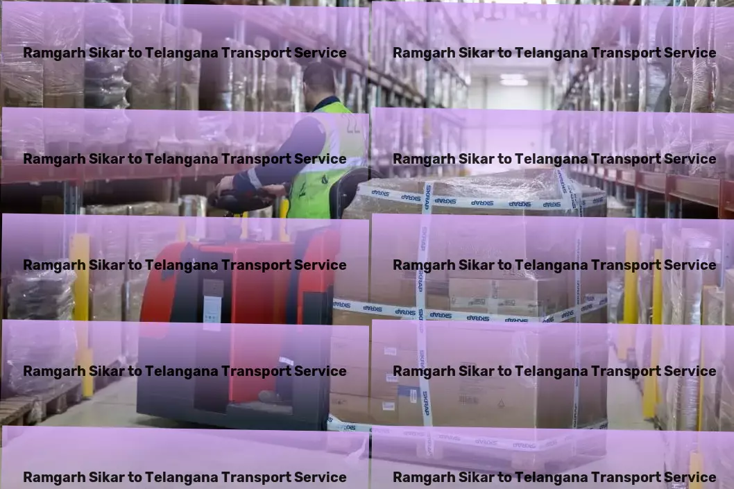 Ramgarh Sikar to Telangana Transport Vehicle transport services