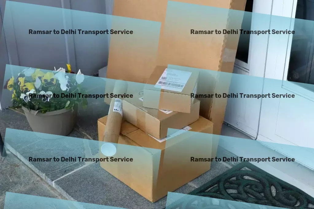 Ramsar to Delhi Transport Furniture transit solutions