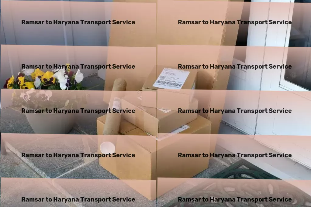 Ramsar to Haryana Transport Nationwide shipping solutions