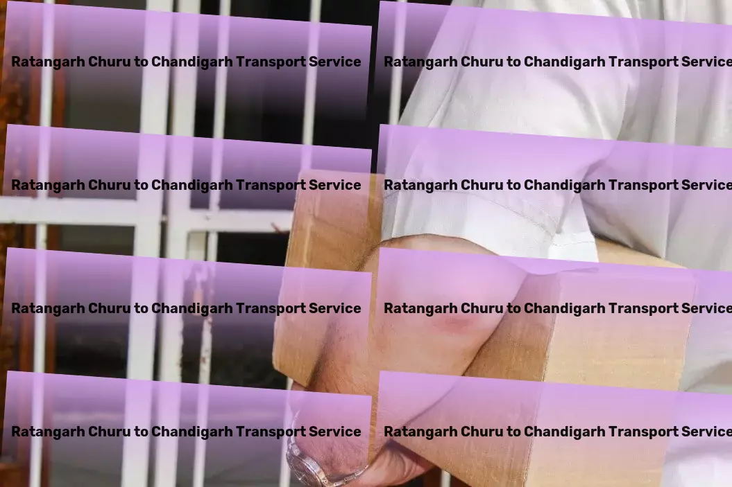 Ratangarh Churu to Chandigarh Transport Custom logistic projects