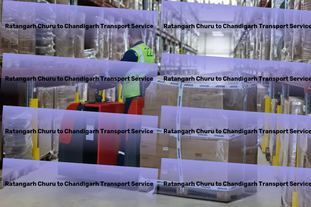 Ratangarh Churu to Chandigarh Transport From point A to B in India, effortlessly and reliably. - Long-distance logistics services