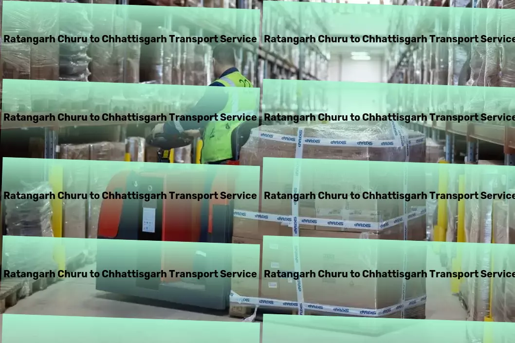 Ratangarh Churu to Chhattisgarh Transport High-volume goods forwarding