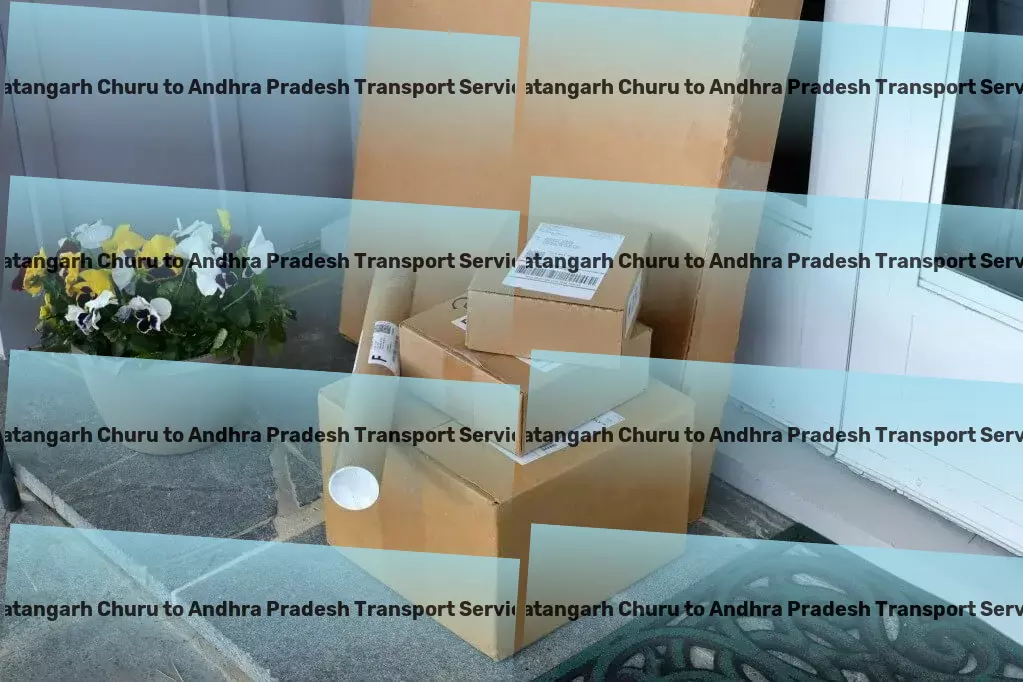 Ratangarh Churu to Andhra Pradesh Transport Express freight delivery