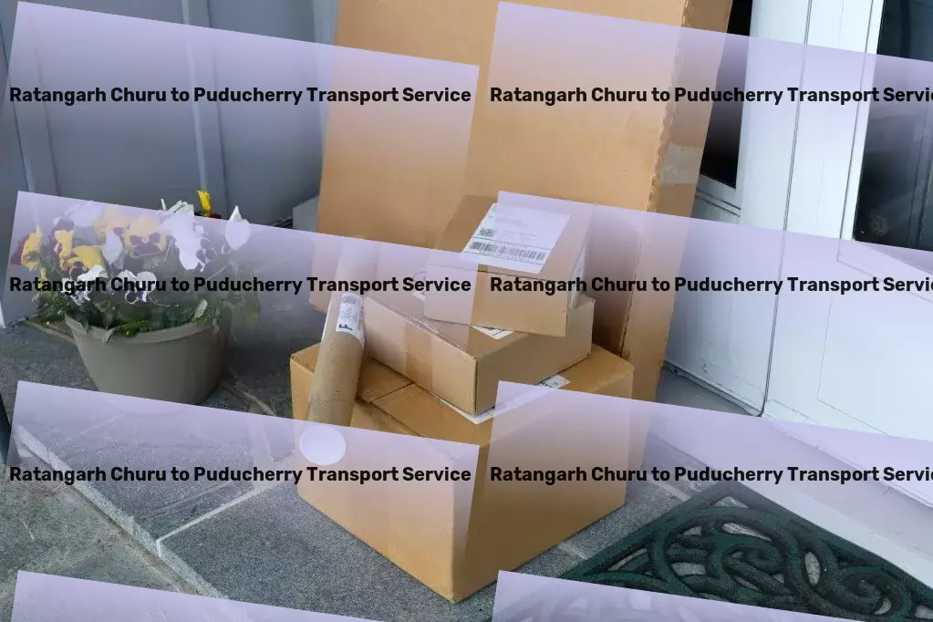 Ratangarh Churu to Puducherry Transport National road cargo services