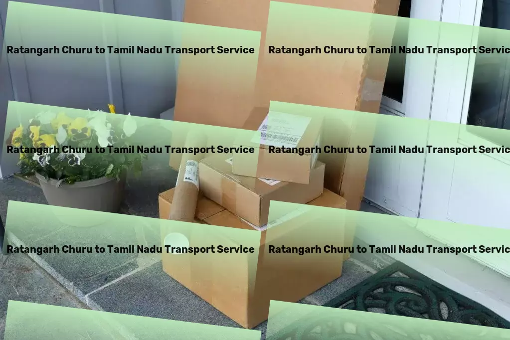 Ratangarh Churu to Tamil Nadu Transport Urban freight services