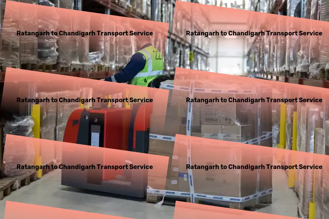 Ratangarh to Chandigarh Transport Advanced package delivery