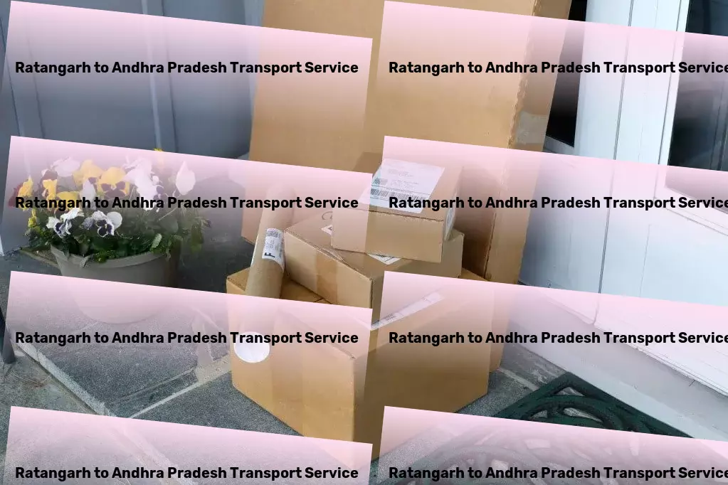 Ratangarh to Andhra Pradesh Transport Simplify your travels across India with us! - Local heavy load shipping