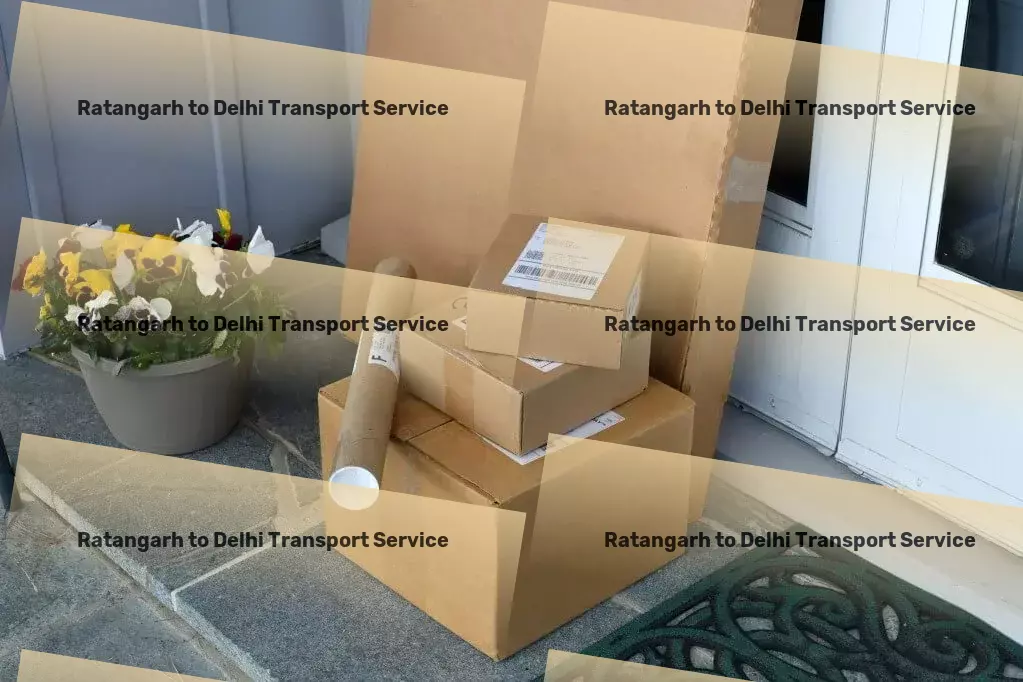 Ratangarh to Delhi Transport Inter-modal freight services