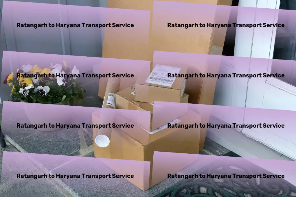 Ratangarh to Haryana Transport Dedicated package logistics