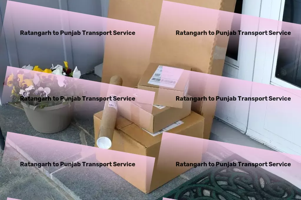 Ratangarh to Punjab Transport Major transport logistics