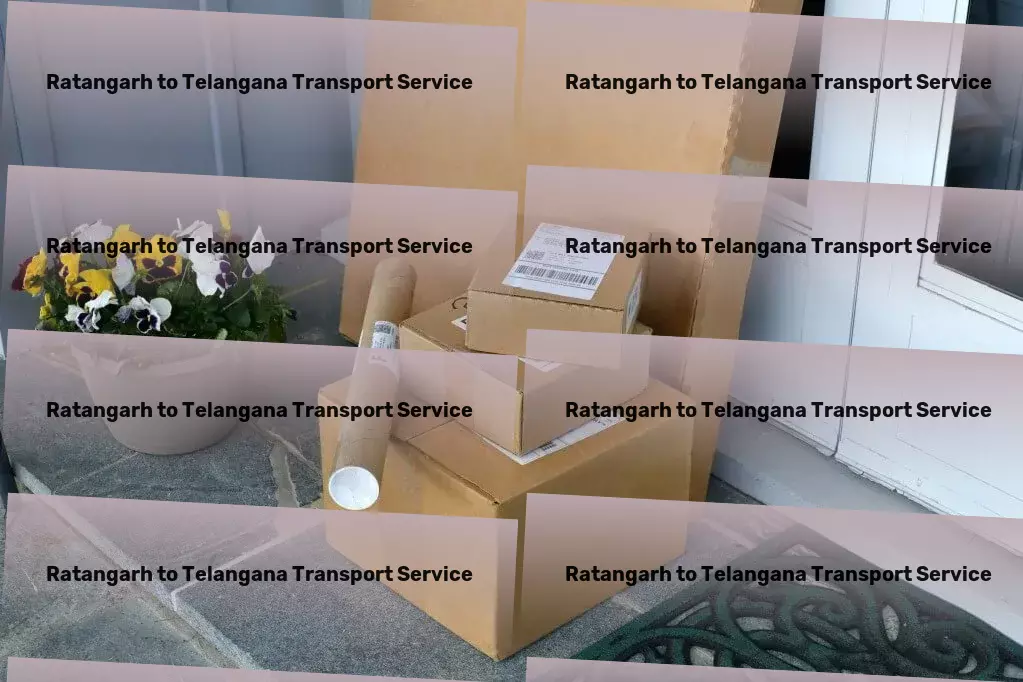 Ratangarh to Telangana Transport Your logistical challenges, solved by our expertise in India! - Heavy load logistics services