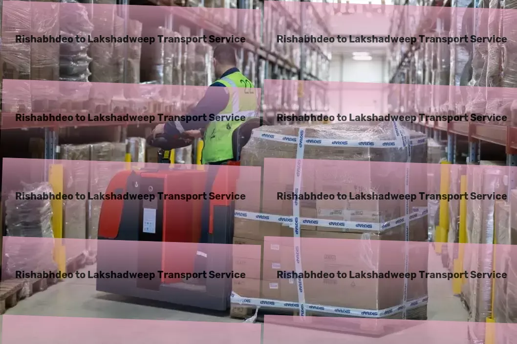 Rishabhdeo to Lakshadweep Transport Unlocking new dimensions in logistic services. - Nationwide freight distribution