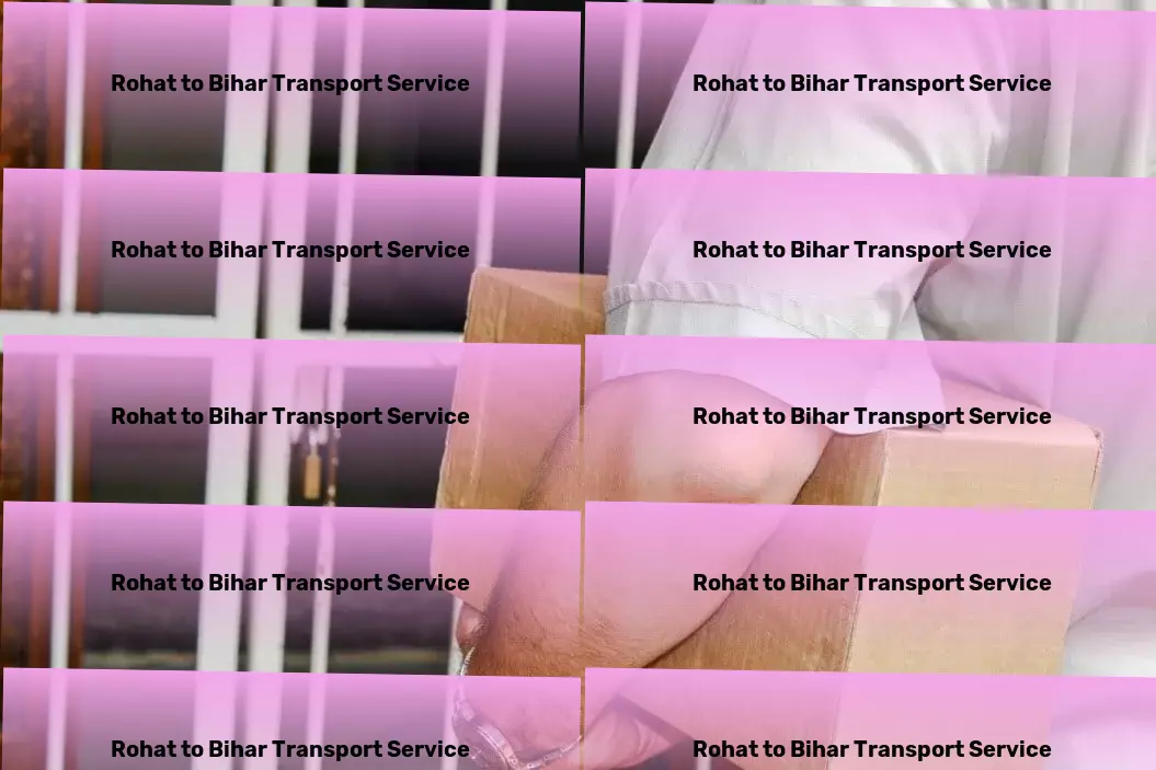 Rohat to Bihar Transport Specialized package logistics