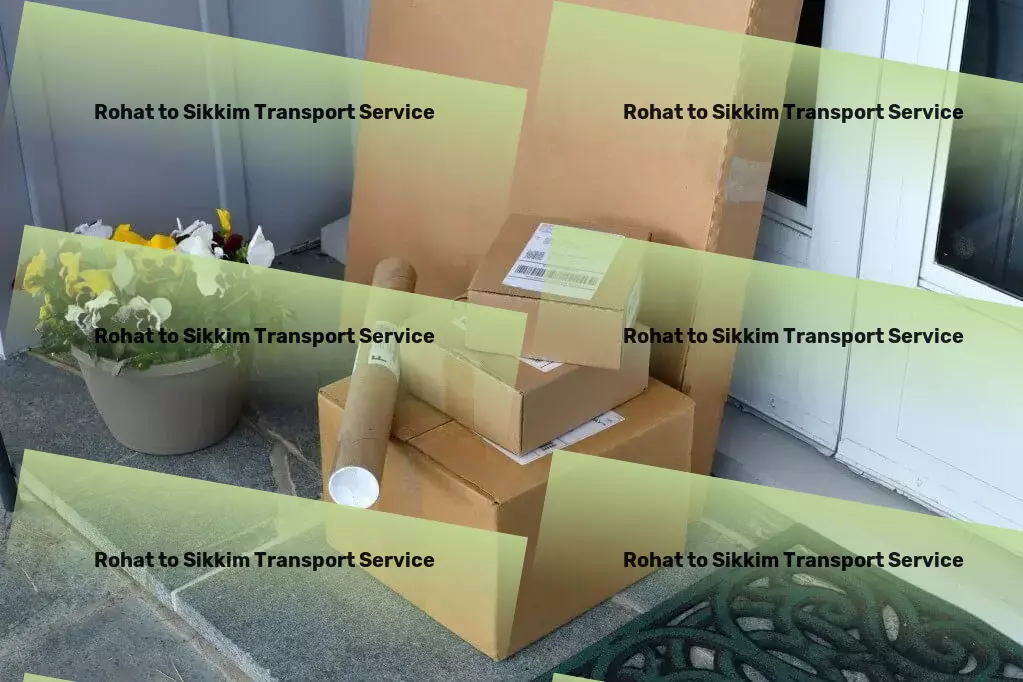 Rohat to Sikkim Transport Transport and storage