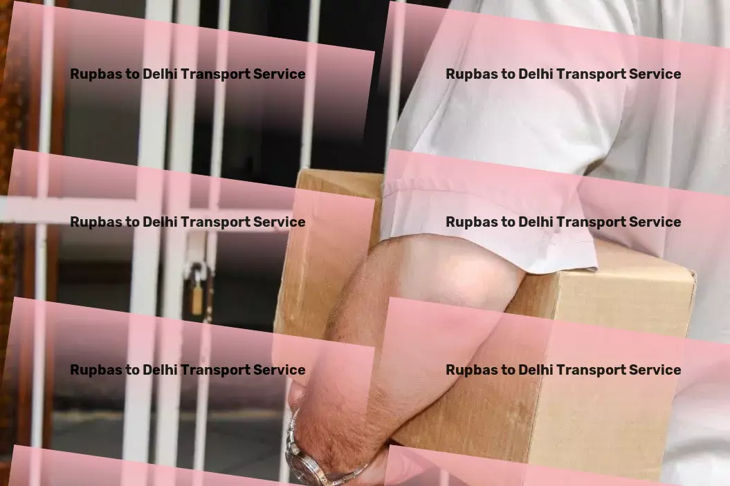 Rupbas to Delhi Transport Delivery service provider