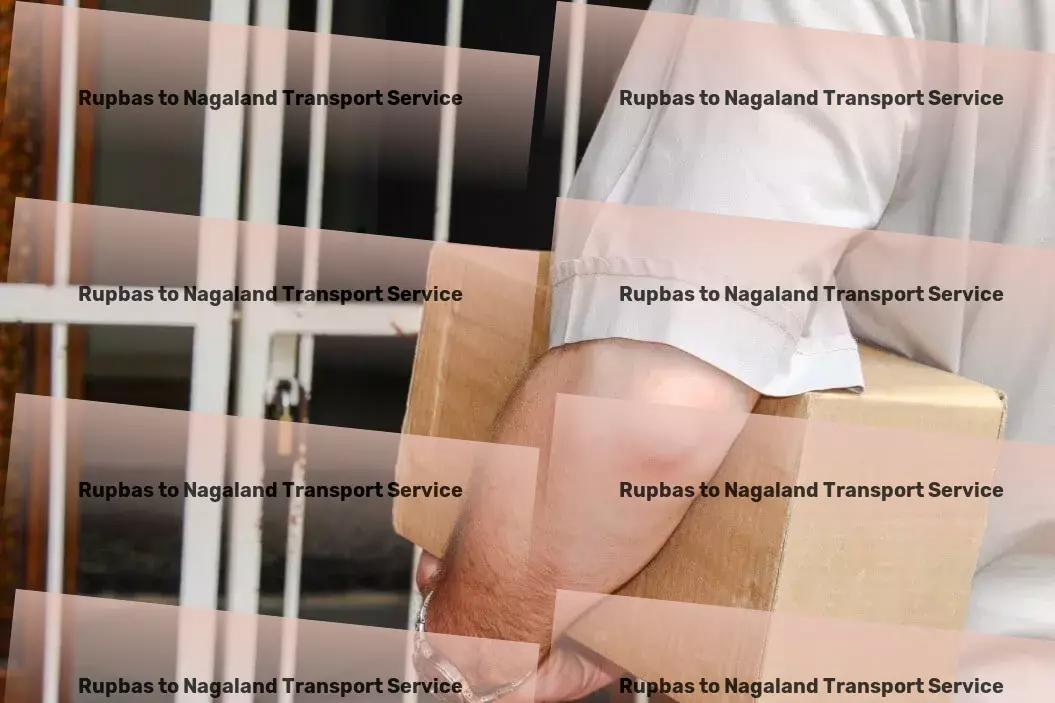 Rupbas to Nagaland Transport Import export courier services