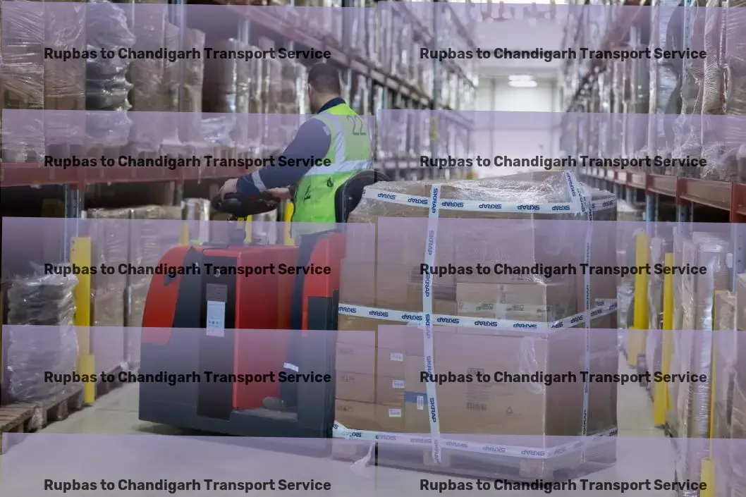 Rupbas to Chandigarh Transport Regional freight forwarding