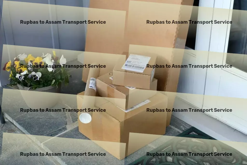 Rupbas to Assam Transport Delivery and courier services