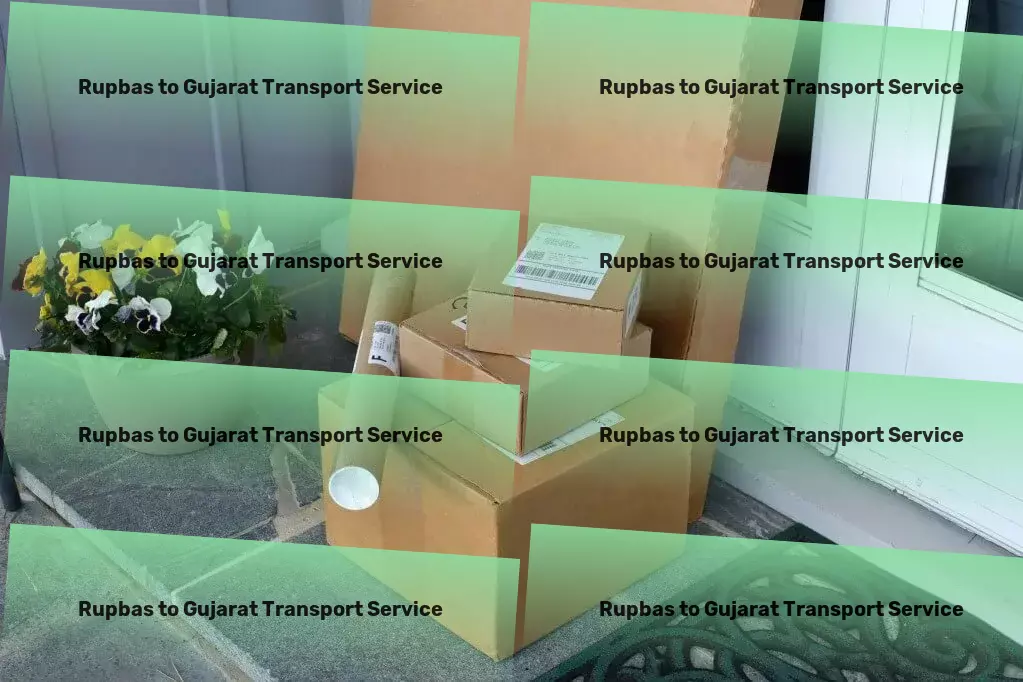 Rupbas to Gujarat Transport Nationwide cargo services