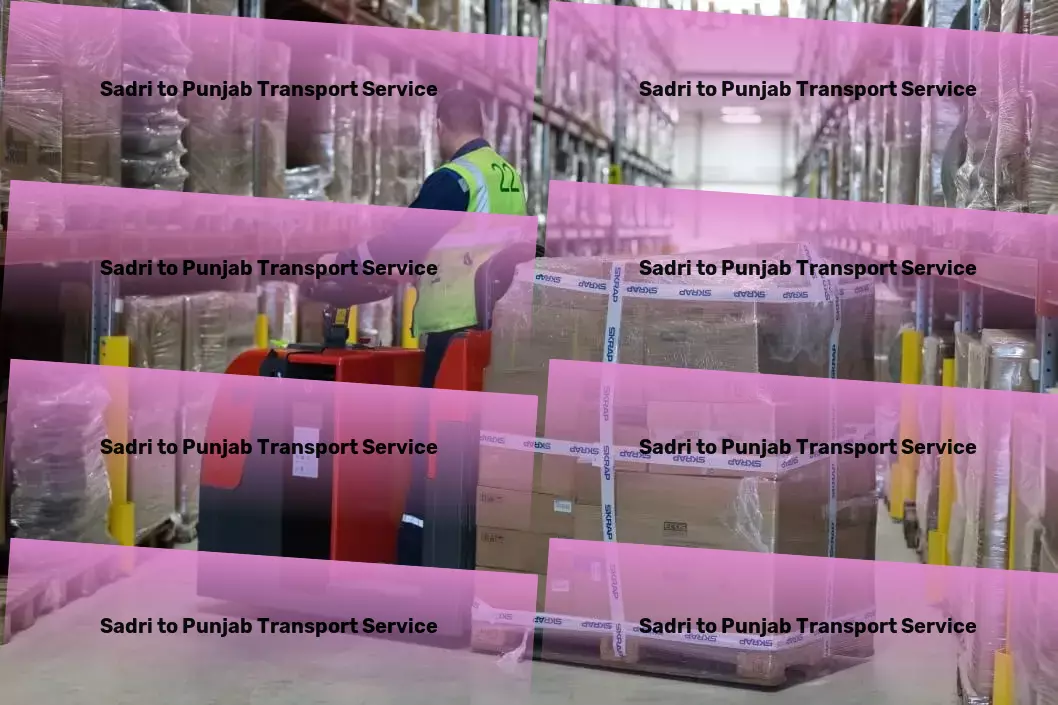 Sadri to Punjab Transport Making your shipments smoother within India! - Urban logistics services