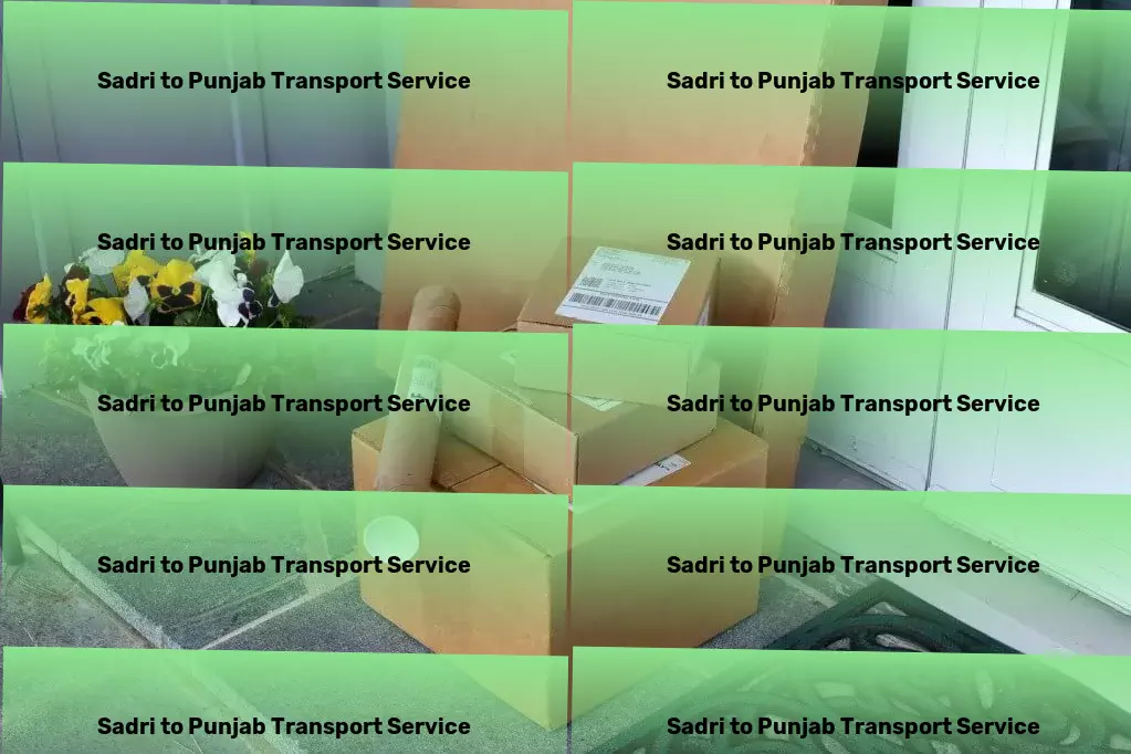 Sadri to Punjab Transport India's landscape, simplified for travelers like you! - Domestic courier solutions