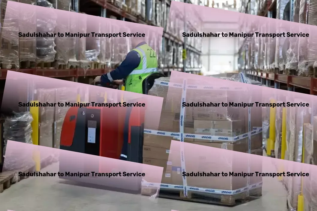 Sadulshahar to Manipur Transport Full truckload shipping solutions