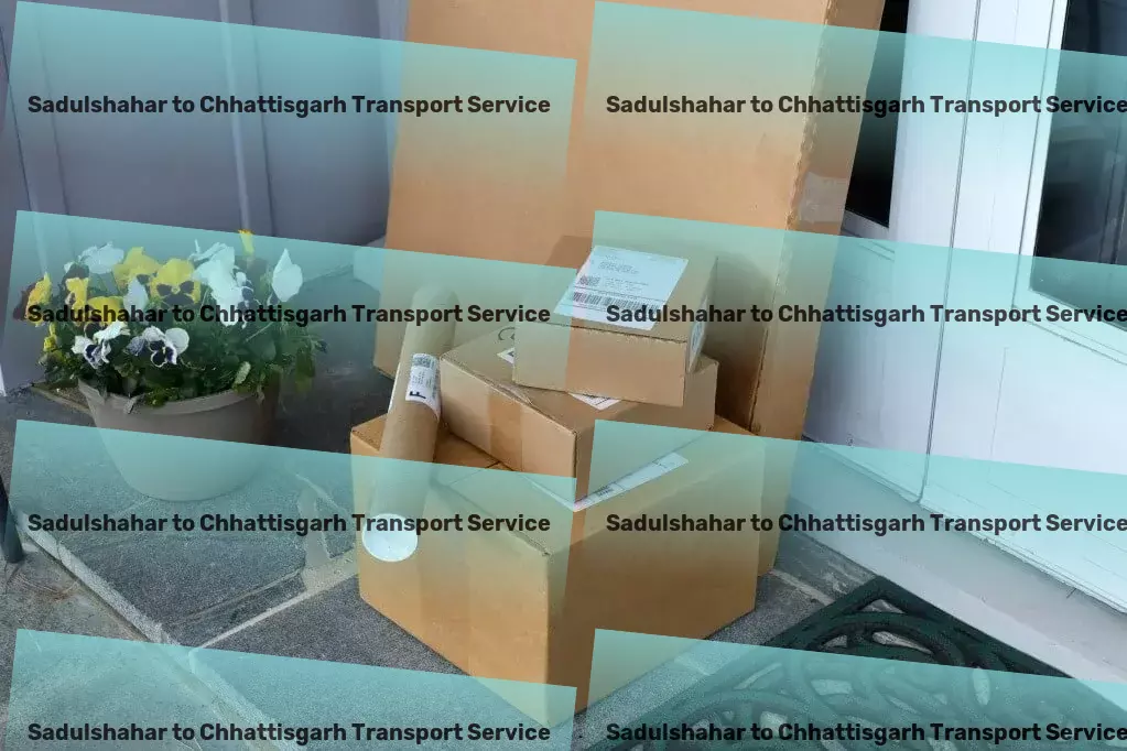 Sadulshahar to Chhattisgarh Transport Express shipping solutions