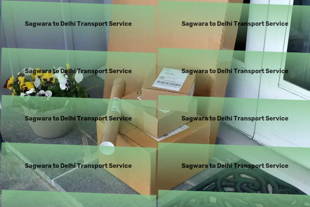 Sagwara to Delhi Transport National freight services