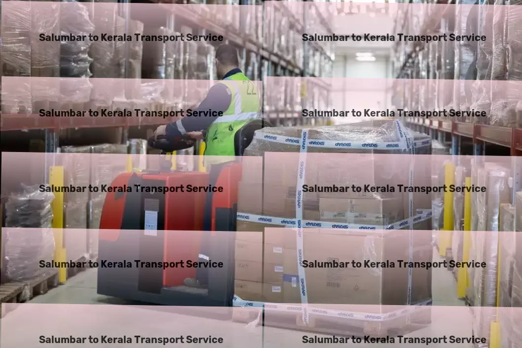 Salumbar to Kerala Transport Advanced goods forwarding